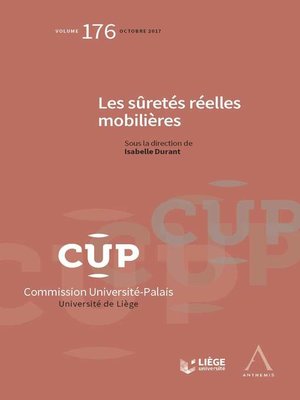 cover image of Les sûretés réelles mobilières